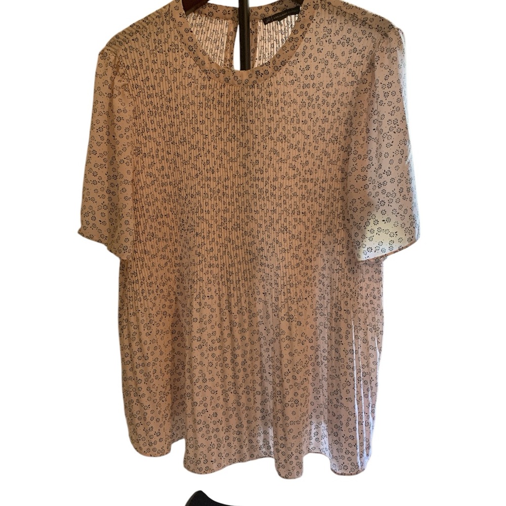 Adrianna Papell Floral Patterned Blouse